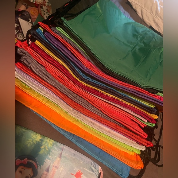 Colorful Drawstring Bags Set - Picture 1 of 1